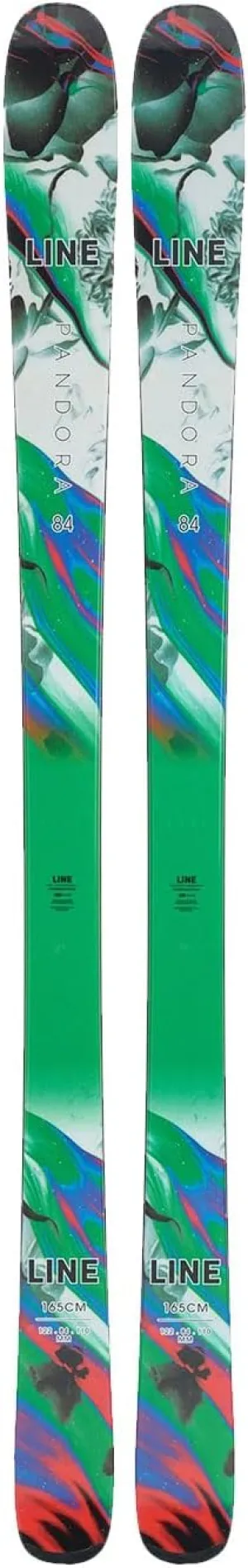 LINE Women's Pandora 84 Durable Stable Lightweight Alpine All-Mountain Freeride Snow Skis 2024