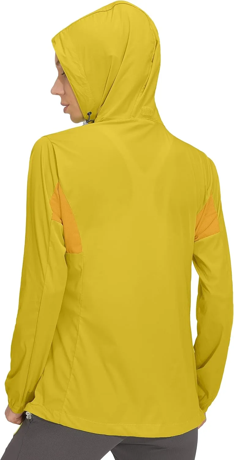 Little Donkey Andy Women's UPF 50  Sun Protection Hoodie Jacket Lightweight Long Sleeve Shirt for Women with Pocket Hiking