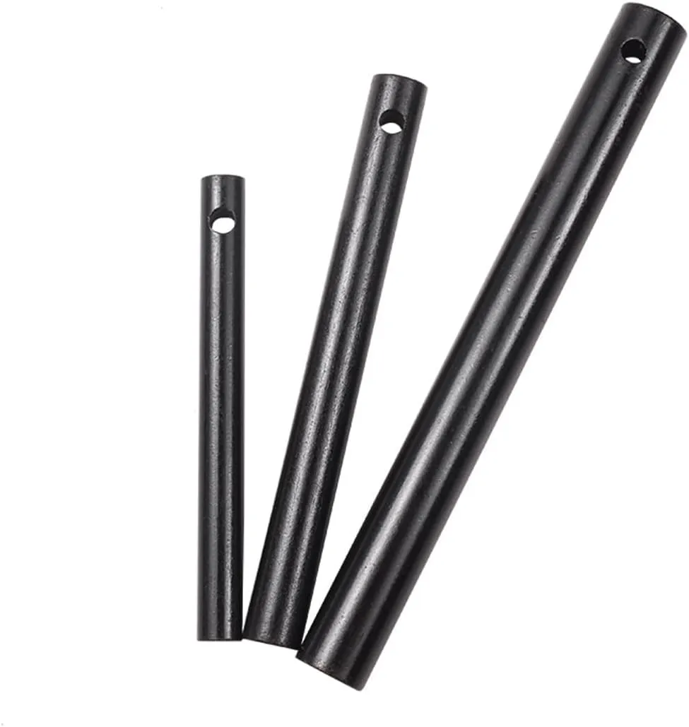 Lot 10 Pieces Ferrocerium Fire Starter Solid Rods, Portable Drilled Ferro Flint Lighter Rod for Camping Hiking Emergency Survival Tool, Diameter 8mm (5/16 inch), Length 80mm (3.15 inch)