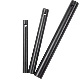 Lot 10 Pieces Ferrocerium Fire Starter Solid Rods, Portable Drilled Ferro Flint Lighter Rod for Camping Hiking Emergency Survival Tool, Diameter 8mm (5/16 inch), Length 80mm (3.15 inch)