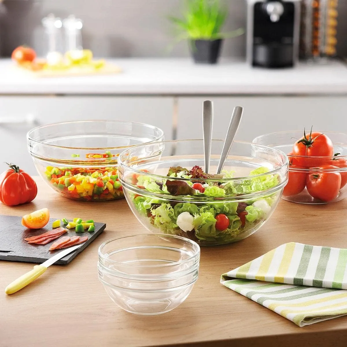 Luminarc 9201154 – ensala Fruit Washing Bowl 8 cm transparent