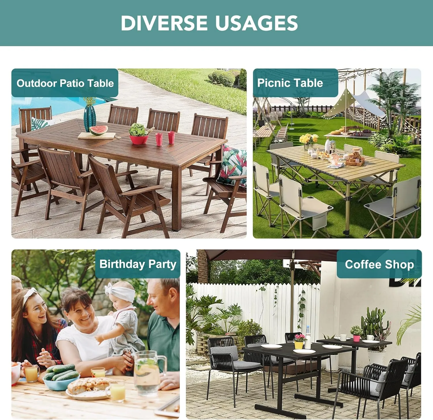 LUSHVIDA Outdoor Tablecloth with Umbrella Hole - Patio Table Cloth Zippered Round 60 Inch, Beige Faux Linen Table Cover Water Resistant for Picnic Outside