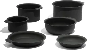 Made In Cookware - 10-Piece Pan Protector Set - Molded Silicone - Stackable Scratch Prevention - Dishwasher Safe