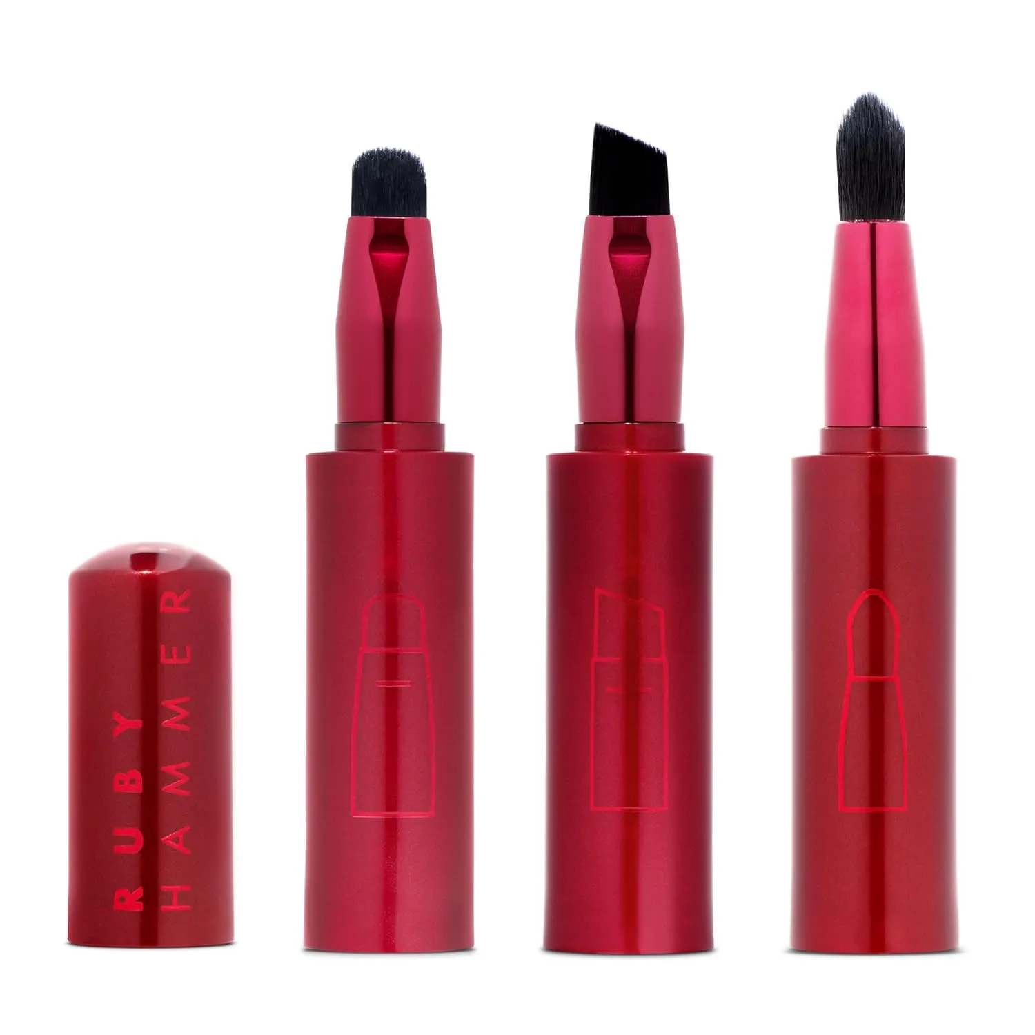 Magnetic Brush Set - 02 by Ruby Hammer for Women - 1 Pc Brush
