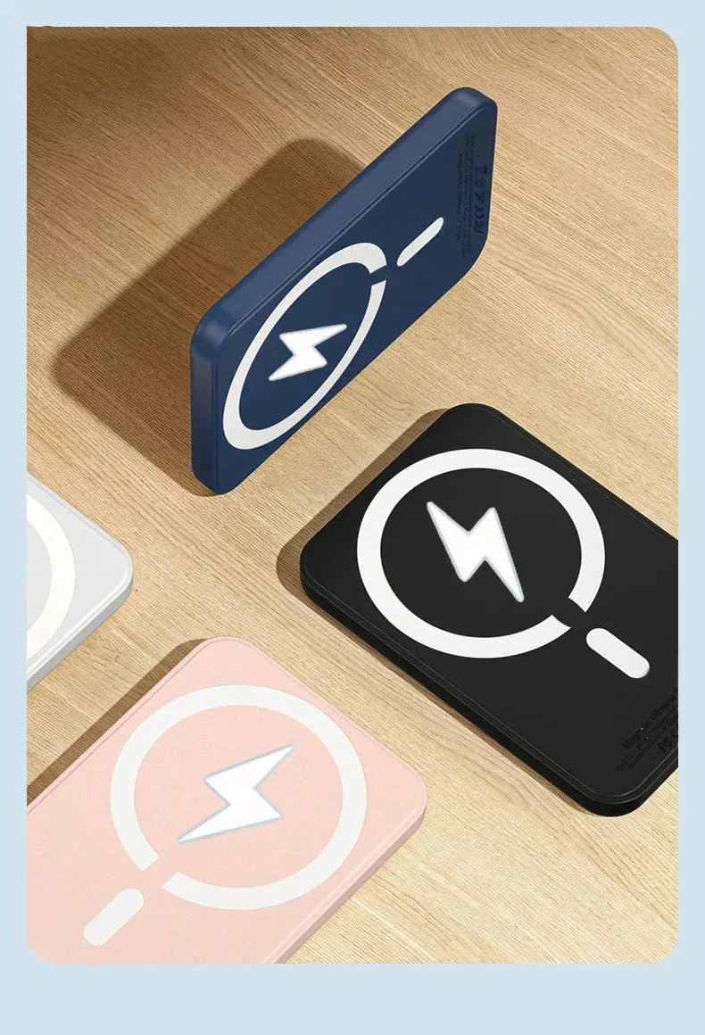 Magnetic Magsafe Power Bank Wireless Charger for iPhone Type-C Port