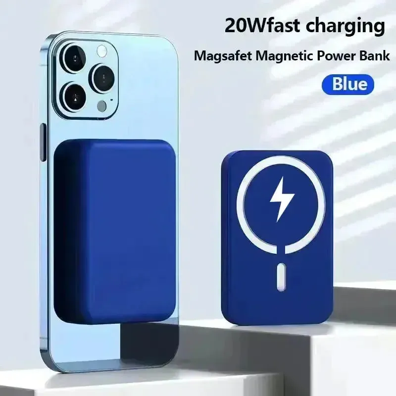 Magnetic Power in Your Hands – 50000mAh MagSafe Power Bank with Fast Wired &amp; Wireless Charging for iPhone