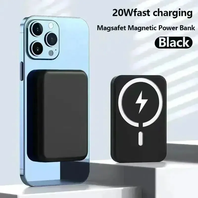 Magnetic Power in Your Hands – 50000mAh MagSafe Power Bank with Fast Wired &amp; Wireless Charging for iPhone