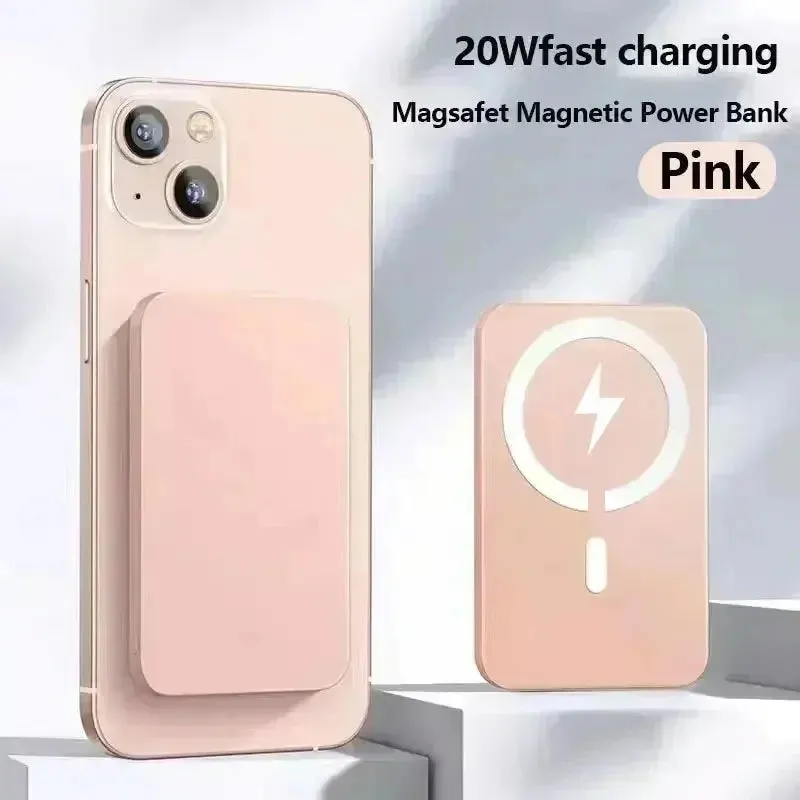 Magnetic Power in Your Hands – 50000mAh MagSafe Power Bank with Fast Wired &amp; Wireless Charging for iPhone