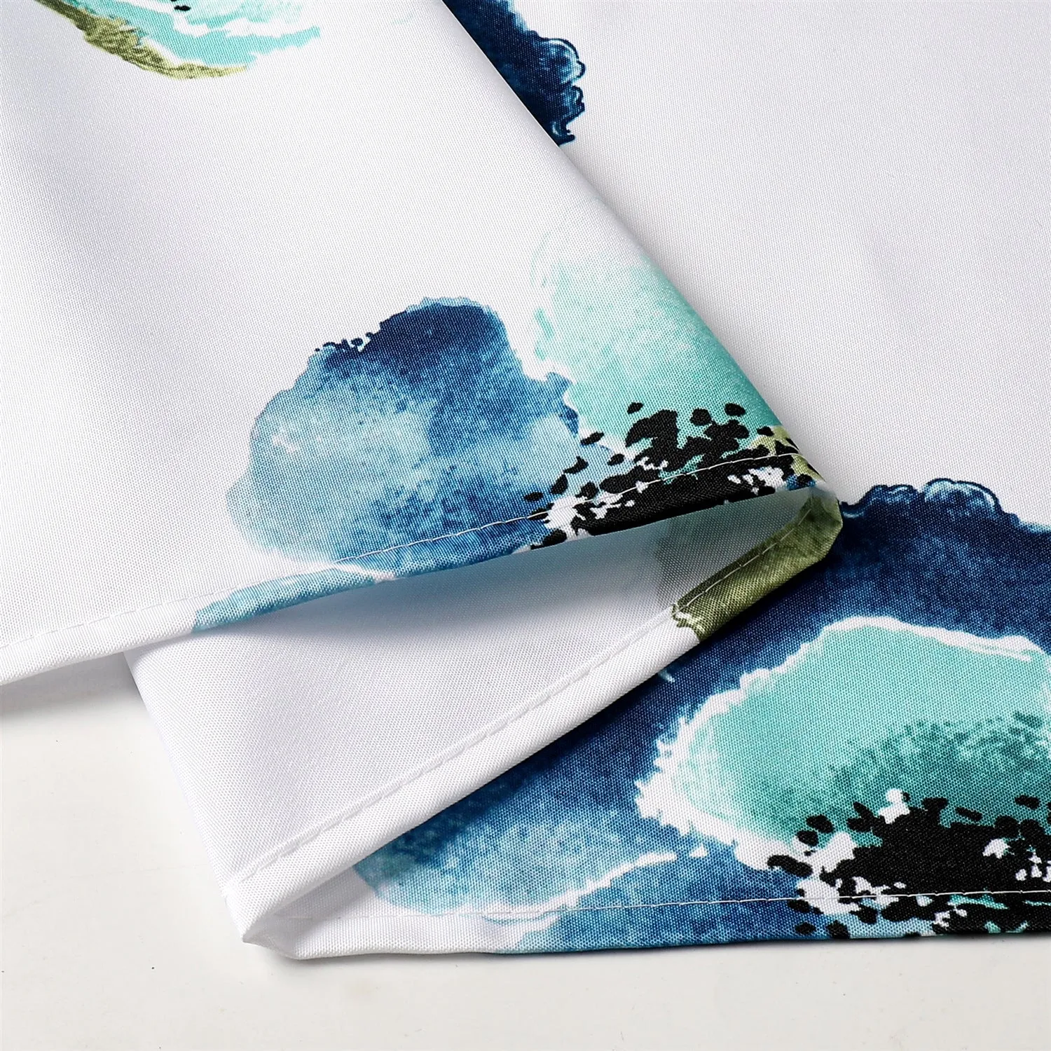 Majestic Blue Floral Tablecloth