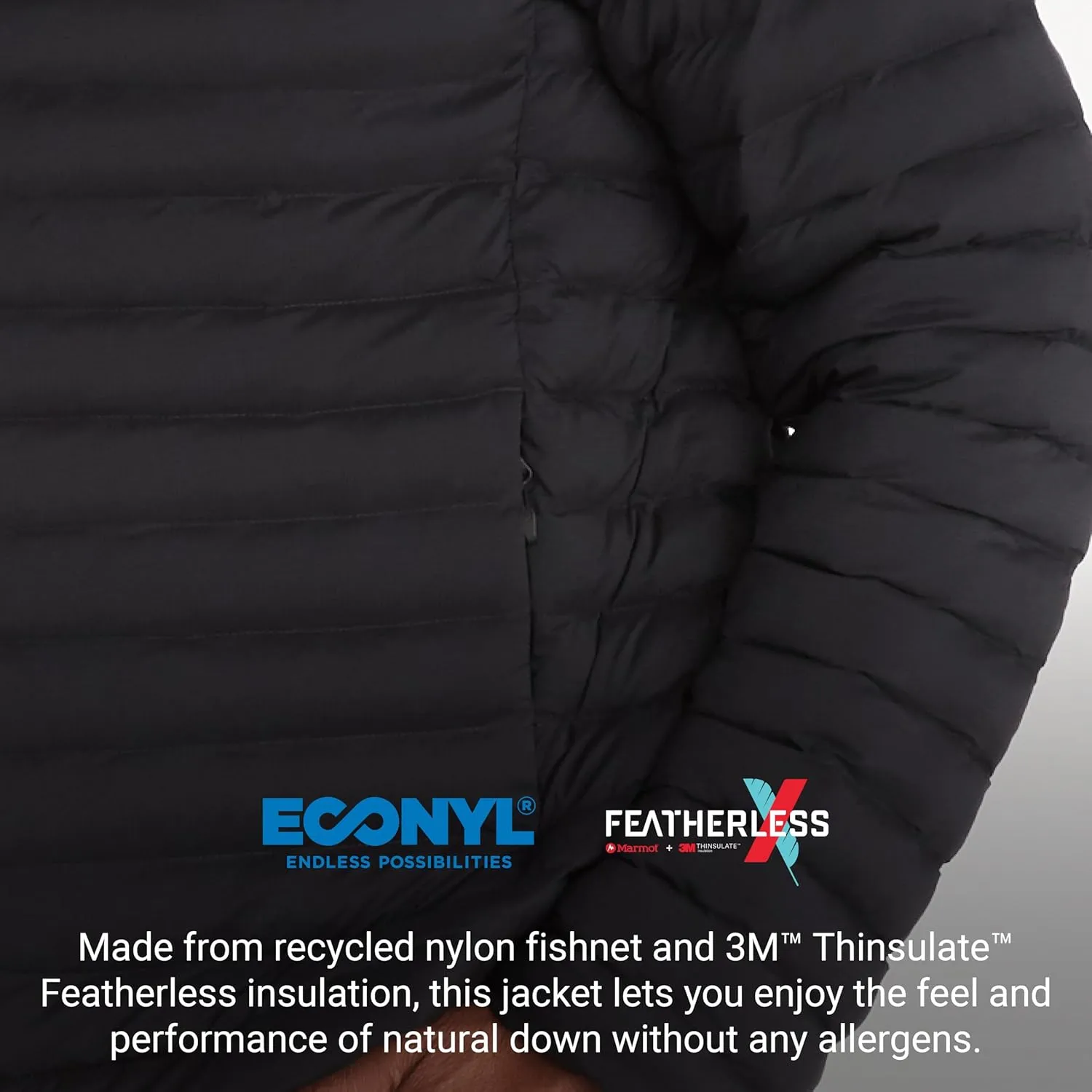 MARMOT Men's Echo Featherless Jacket- Lightweight Down Alternative Puffer Coat