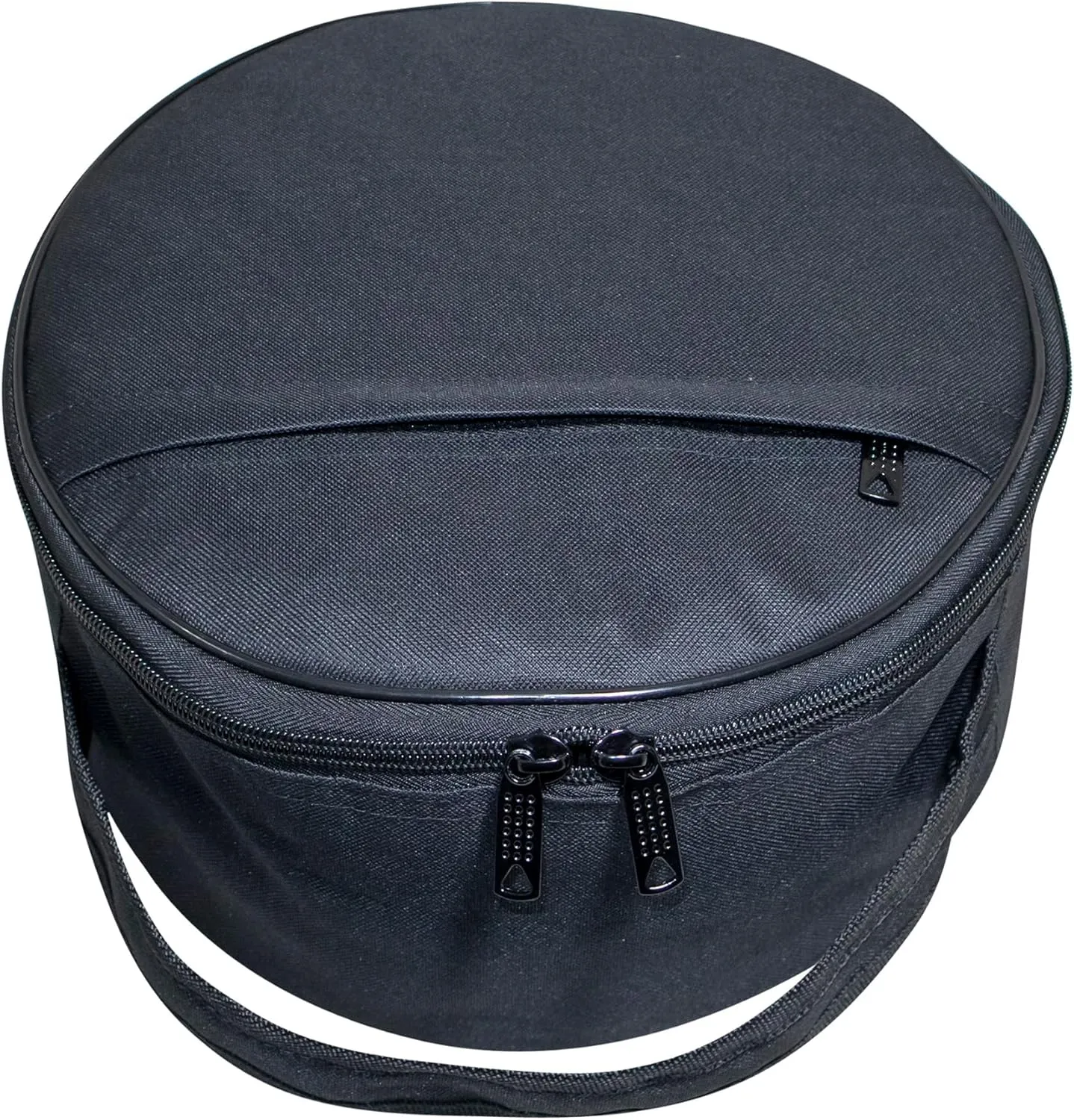 Masonic Fatigue Cap Case, Black Lightweight Soft Fabric Water Ressistance | Navy, Airforce, and Military Peak Hats Pouch Bag