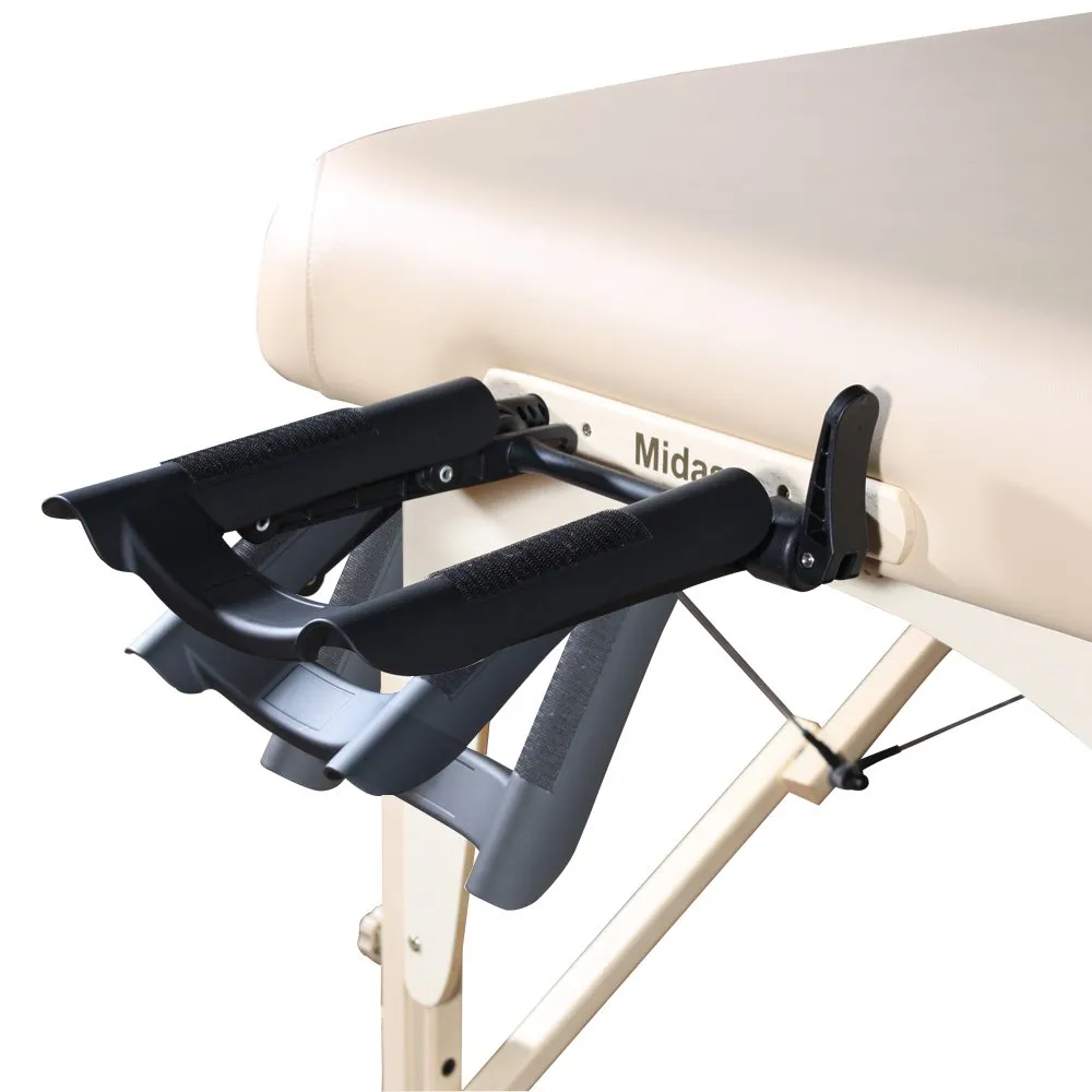 Master Massage 31" Santana Pro Portable Massage Table Package, Memory Foam Cushioning, Reiki Leg Panels, Mountain Red- Tattoo Table- Spa Bed- Folding Massage Table- Facial Bed