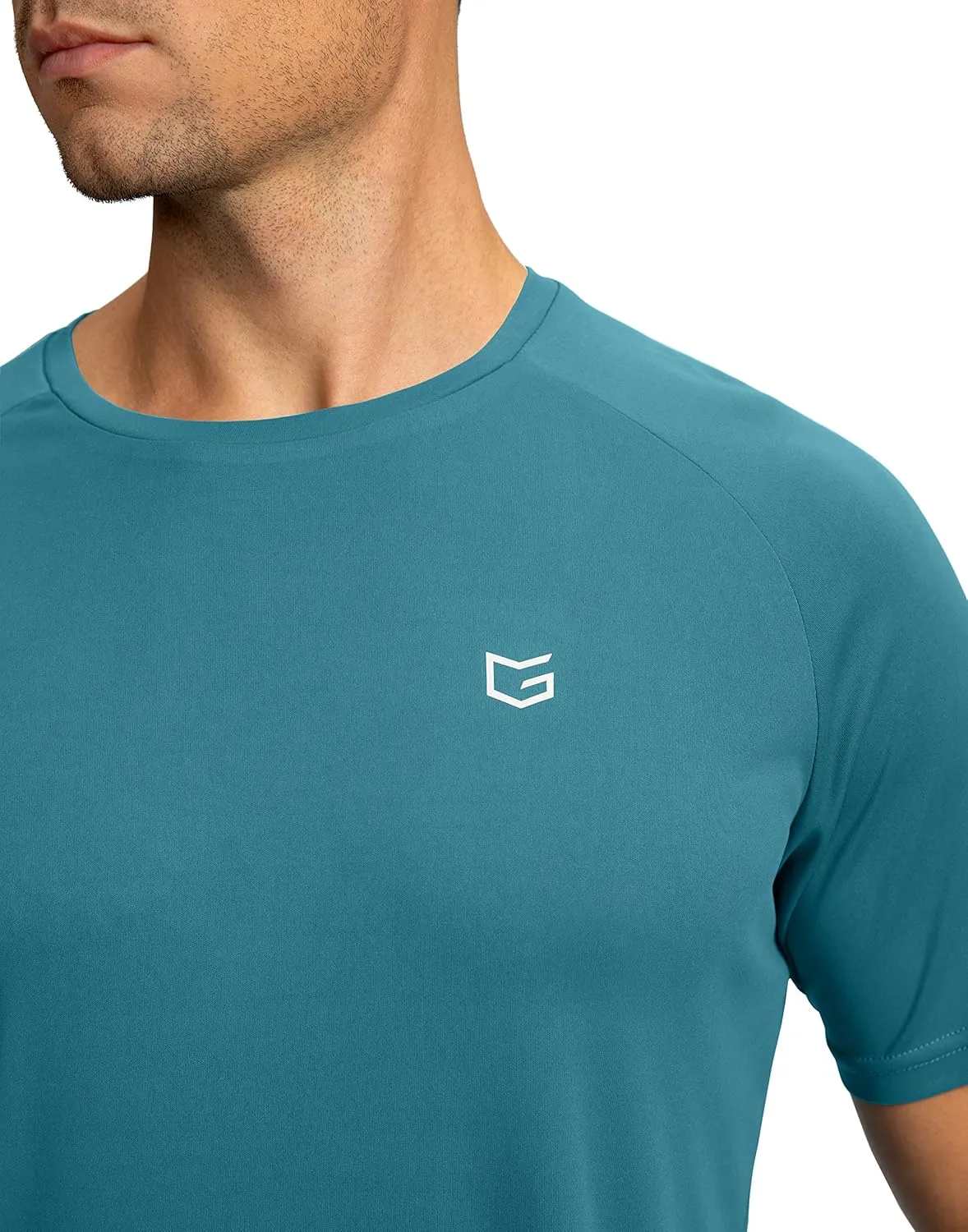 Men's Dry Fit Short Sleeve T-Shirt Crewneck Lightweight Tee Shirts for Men Workout Athletic Casual