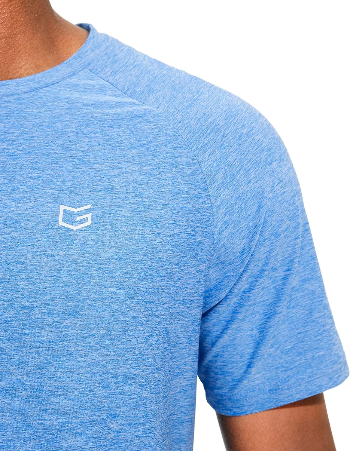 Men's Dry Fit Short Sleeve T-Shirt Crewneck Lightweight Tee Shirts for Men Workout Athletic Casual
