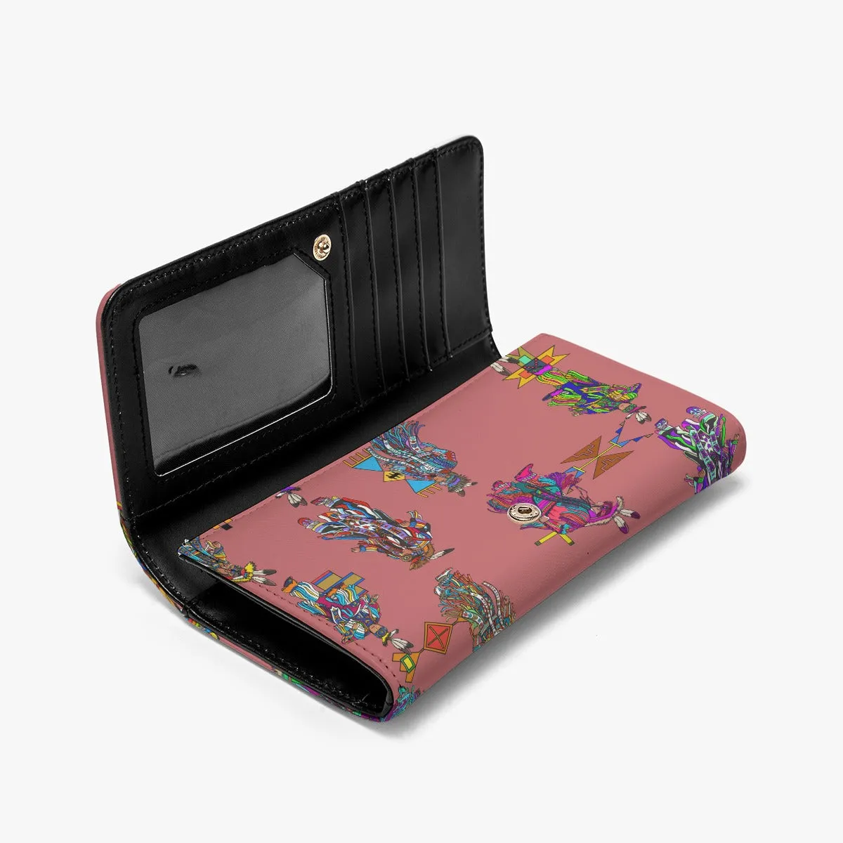 Men's Grass Dancers Terra Cotta Foldable Wallet