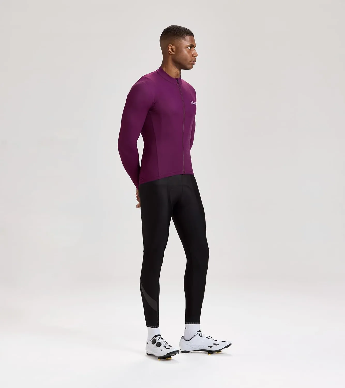 Men's Hors Categorie Jersey | Long Sleeve Bike Shirt | Thermal Fabric, Rear Pockets, Lightweight