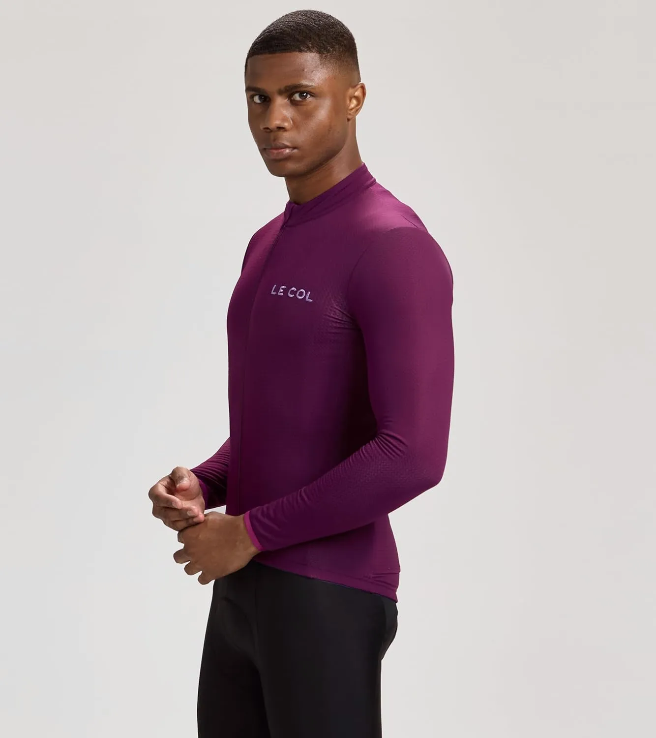 Men's Hors Categorie Jersey | Long Sleeve Bike Shirt | Thermal Fabric, Rear Pockets, Lightweight