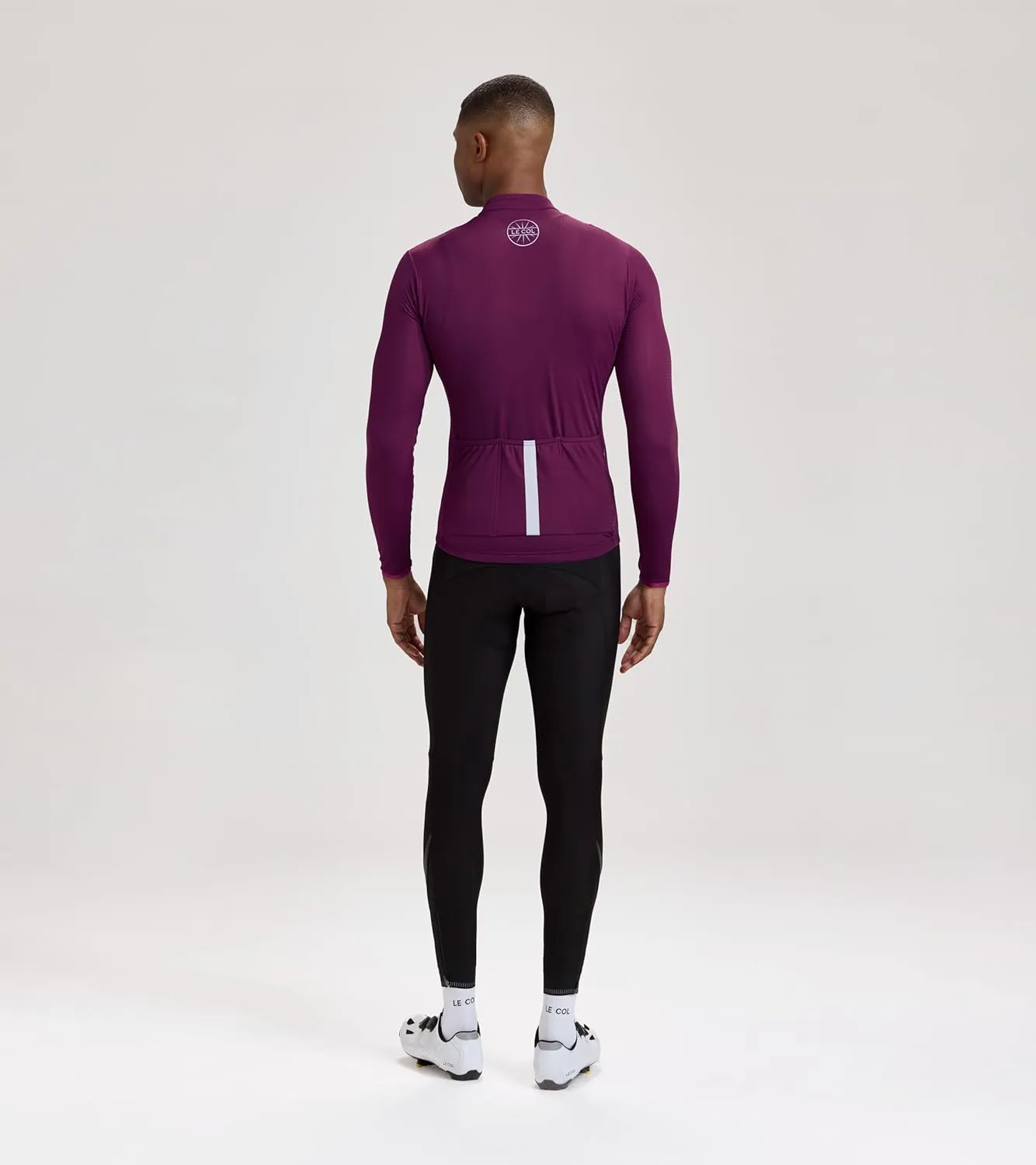 Men's Hors Categorie Jersey | Long Sleeve Bike Shirt | Thermal Fabric, Rear Pockets, Lightweight
