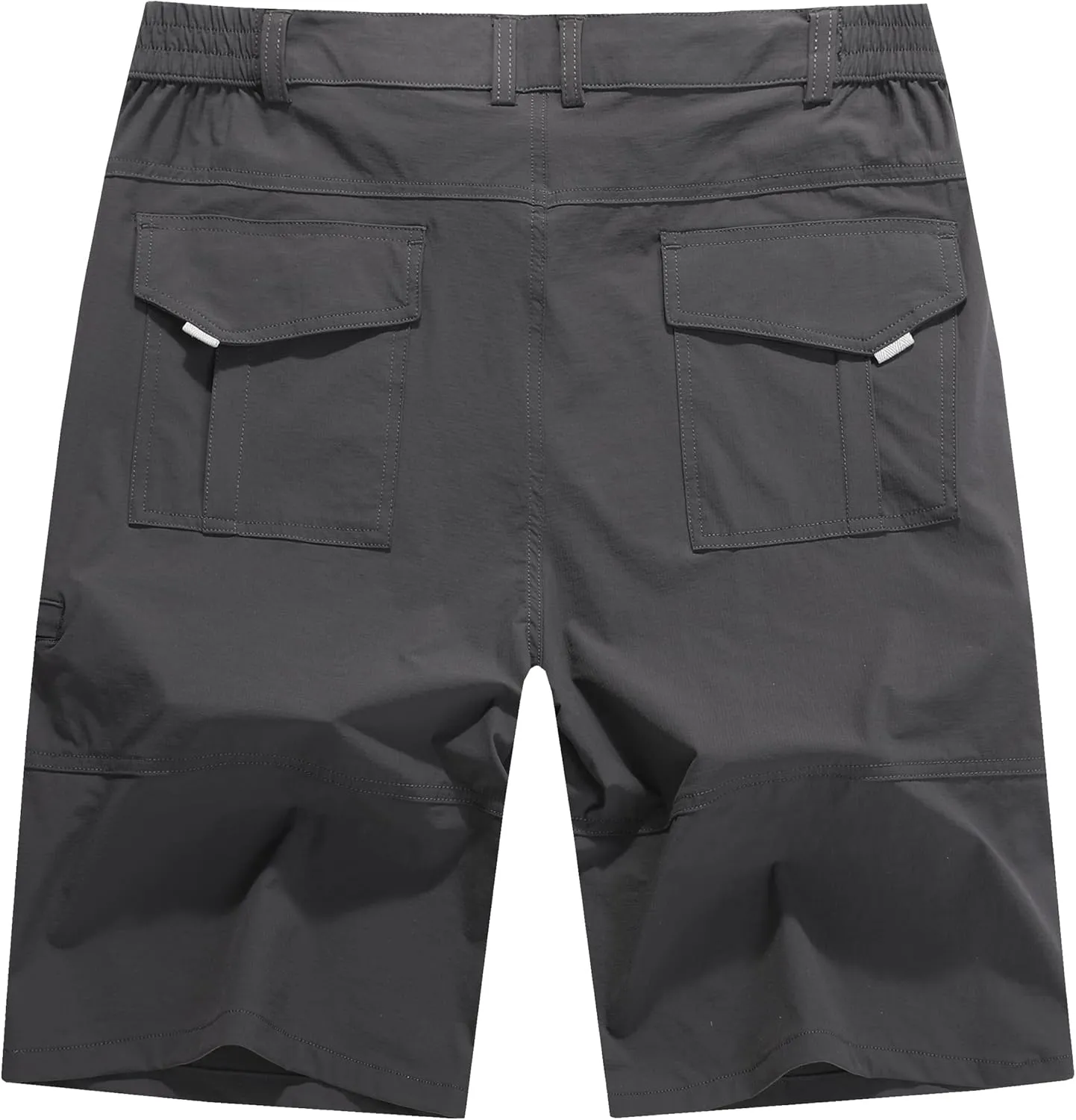 Men's Stretchy Quick Dry Cargo Hiking Shorts Lightweight Work Shorts 6 Pockets for Cycling Travel Camping