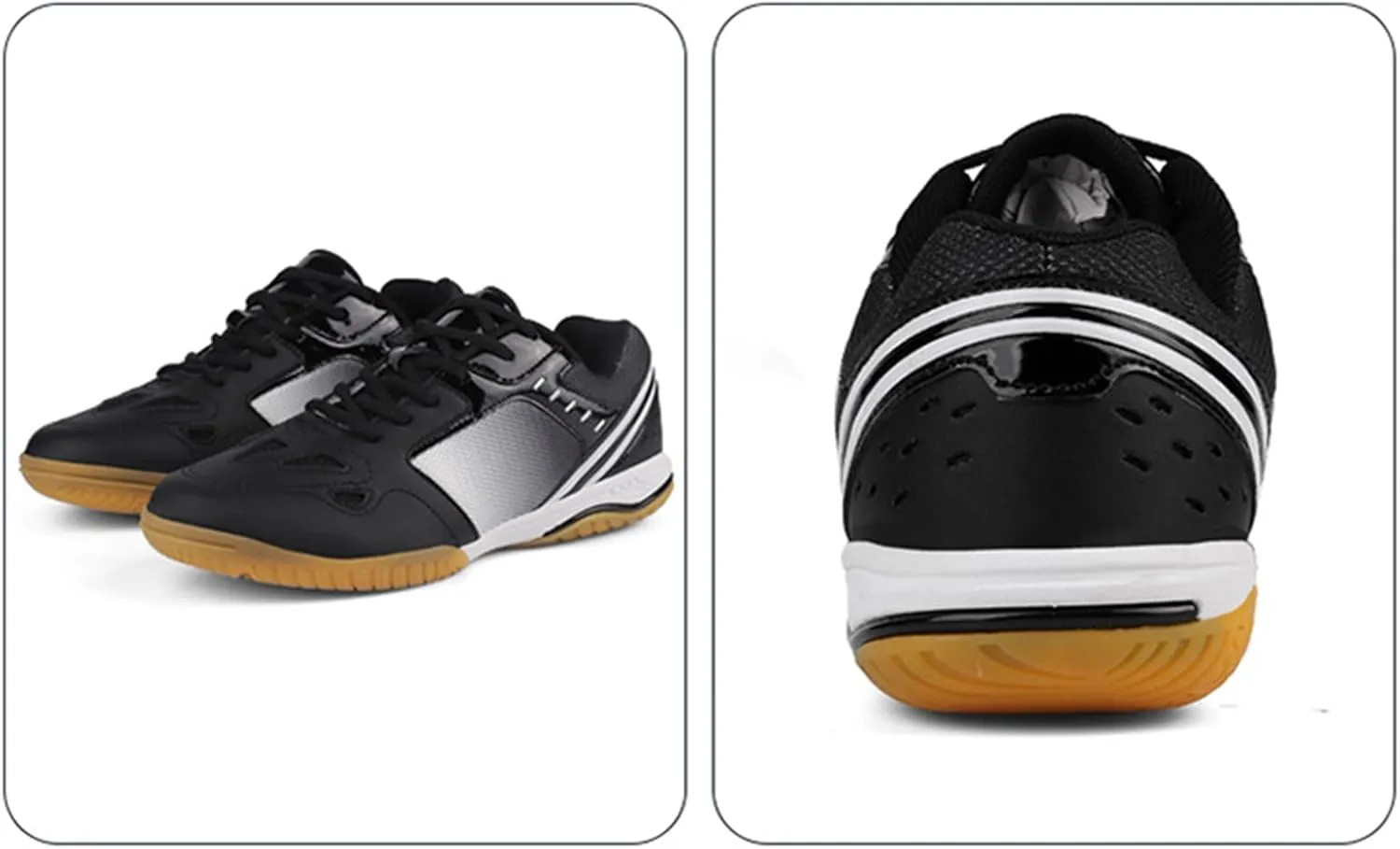 Men's Tennis Shoes Pickleball Court Shoes Non-Slip Rubber Sole Lightweight Table Tennis Sneakers for Indoor/Outdoor