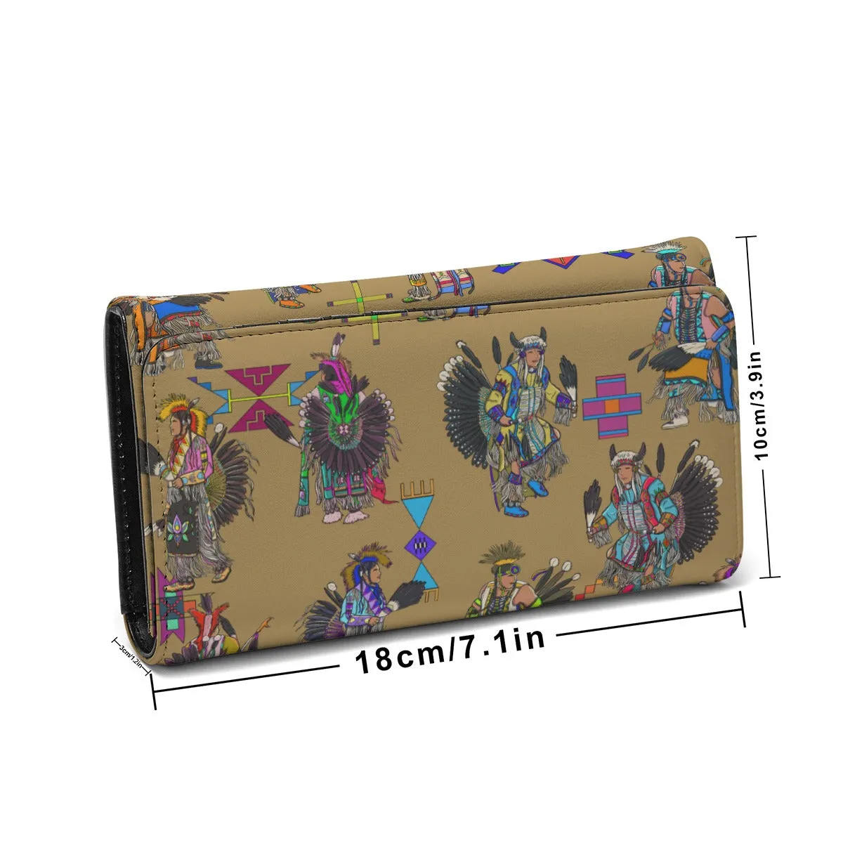 Men's Tradish Dancers Earth Foldable Wallet