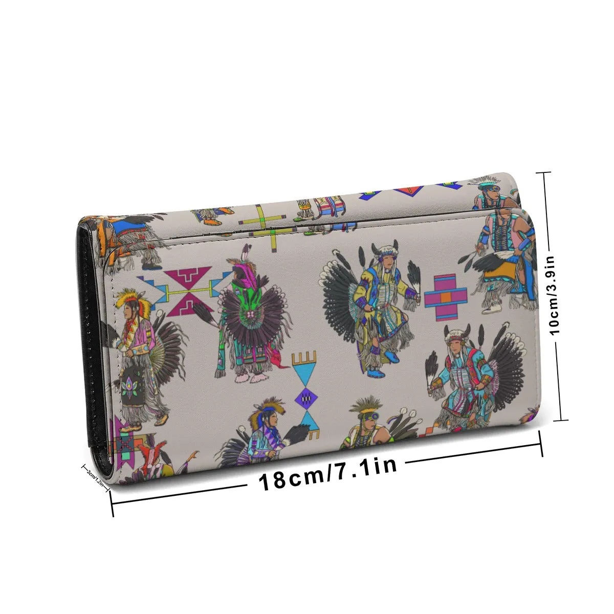 Men's Tradish Dancers Muslin White Foldable Wallet