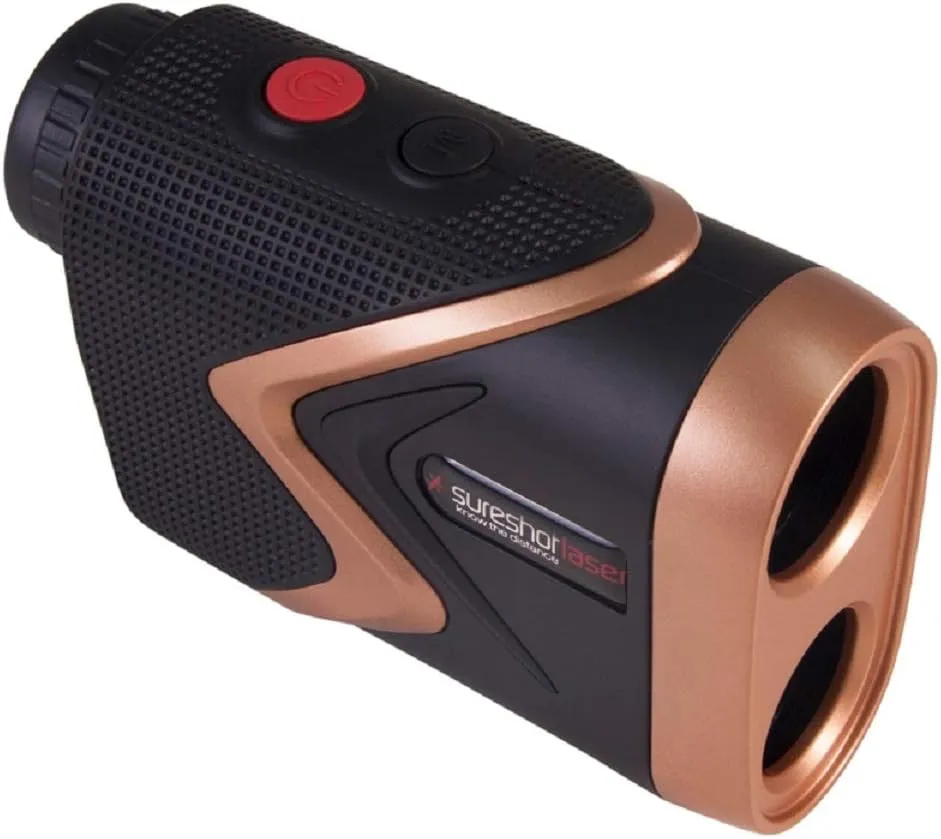 MGI Sureshot Rangefinder Golf - 5000 Series - Know The Distance - Lightweight - Water Resistant - Protective Case - Battery Included
