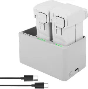 Mini 3/3 Pro Intelligent Flight Battery Plus (2 Packs) with Bi-Directional Charging Hub for DJI Mini 3/3 Pro, 3850mAh (Battery*2 with Charger)