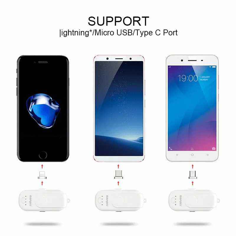 Mini Magnetic Power Bank 1000mAh