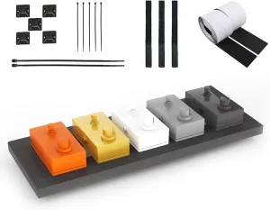 Mini Pedal Board Guitar Effects Compact Small Pedalboard with Bass Pedals Mountain Tape, Aluminum Alloy Super light Effect (15.6 inch)