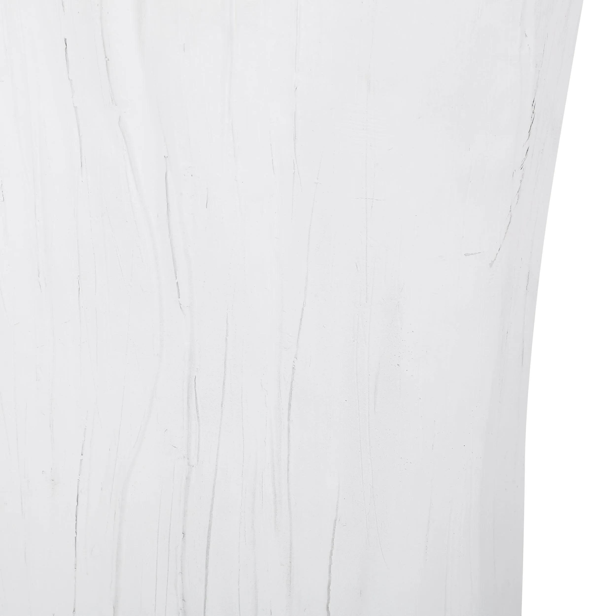 Minimalist Side Table Lightweight Concrete - Antique White