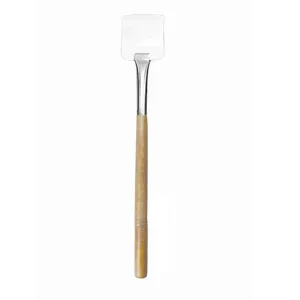 Mixing Paddle or Palta with Wooden Handle, Iron, 42" Long