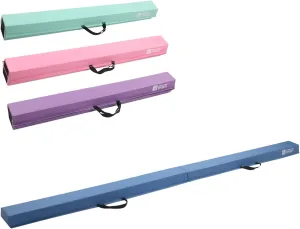 Modern-Depo 6ft/8ft Gymnastics Balance Beam for Home Use, Folding Balance Beam, Anti-Slip Surface, Practice Gymnastics Equipment for Kids, Physical Therapy