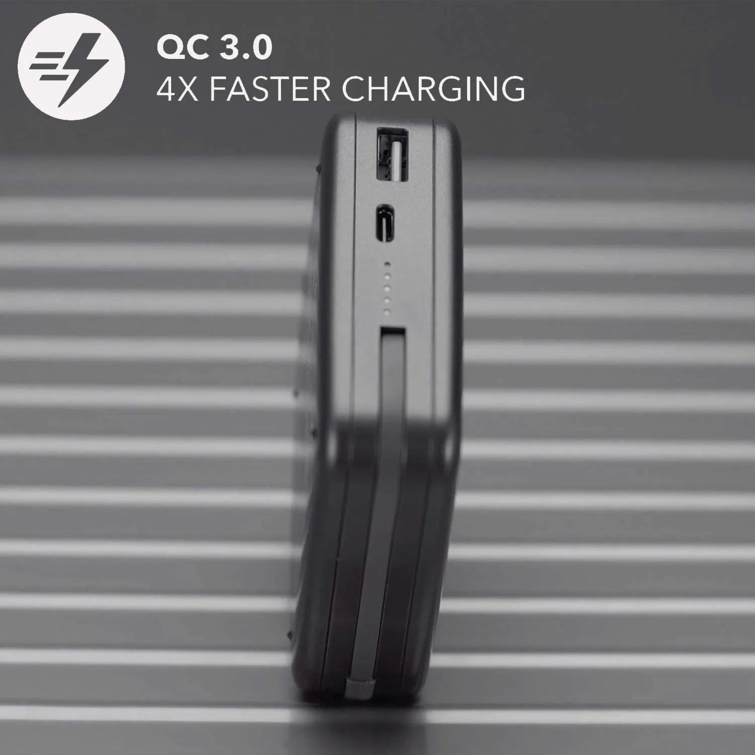 MOMAX 3 in 1 Power Adapter Set Q.Power Plug USB Wall Charger   PD & QC 3.0 - Black