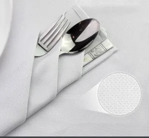 Momie Banquet Table Linen White 100% Cotton (50 DZ  / Case)
