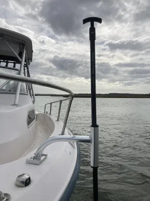 Mount - Deck - Quick Release- Island Anchor Shallow Water Anchor Pole Holder