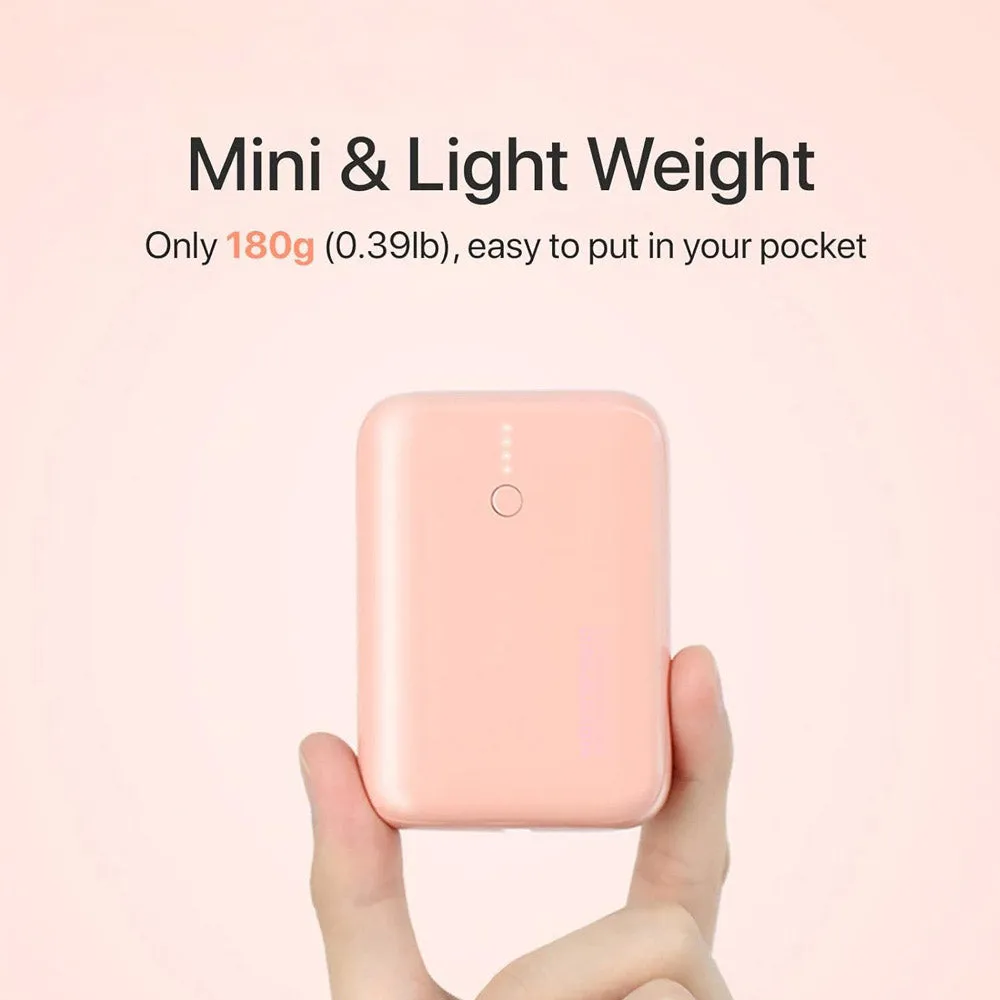 Movespeed Mini Portable Power Bank 10000mAh PD20W 22.5W 1A1C Sakura Pink - International Version