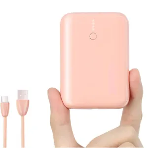 Movespeed Mini Portable Power Bank 10000mAh PD20W 22.5W 1A1C Sakura Pink - International Version