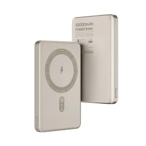 Movespeed S10 Ultra-Thin Magnetic Power Bank 10000mAh PD20W Titanium Gold