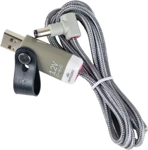 myVolts Ripcord USB to 12V DC Power Cable Compatible with Ableton Push 2 DAW Controller