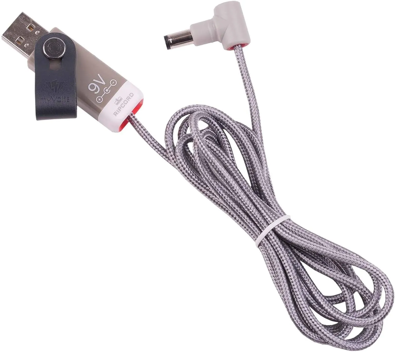 myVolts Ripcord USB to 9V DC Power Cable Compatible with Harley Benton DNAfx GiT Core Effects Pedal