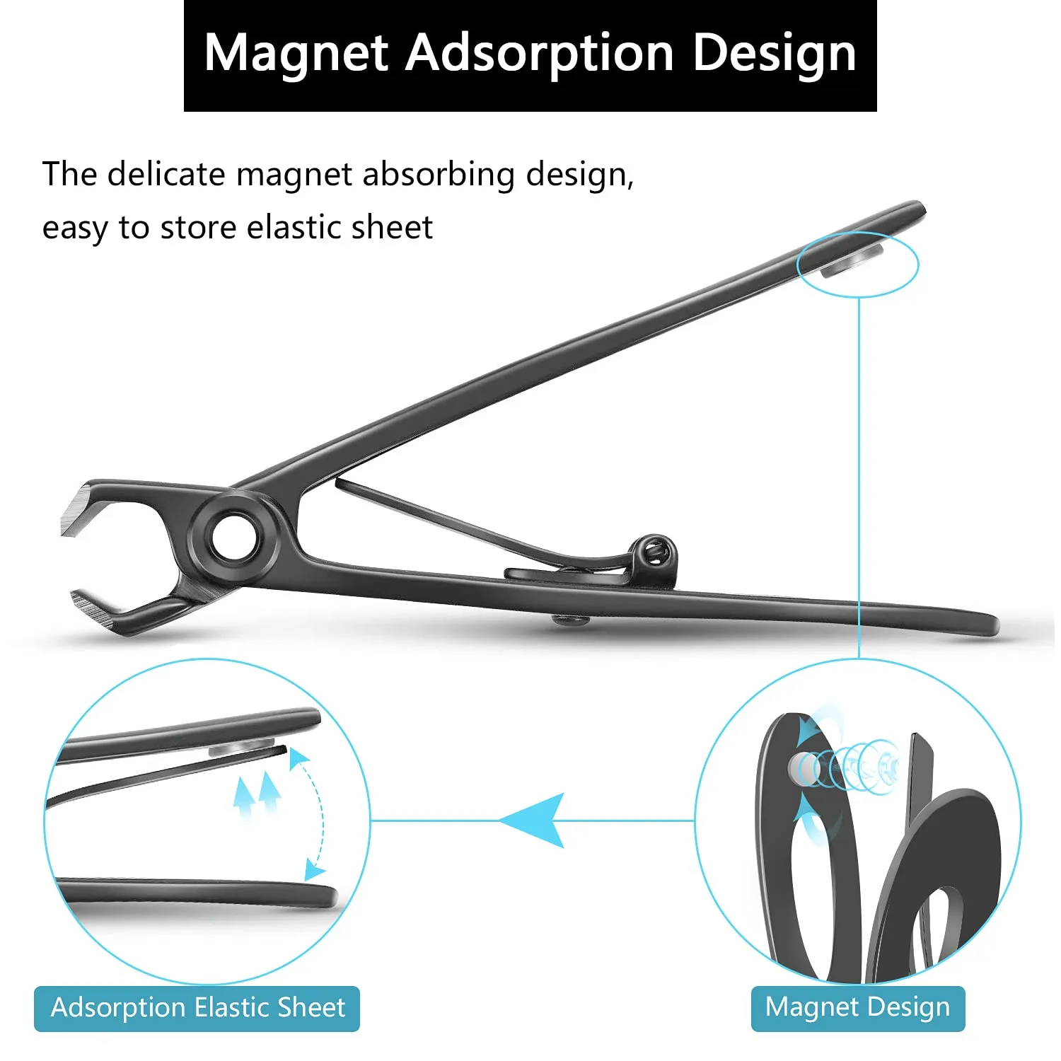Nail Clippers for Thick Nails, Extra Wide Jaw Opening Nail Cutter for Hard Toenail, Stainless Steel Fingernail Big Toenail Trimmer with Nail File 3 Pcs Set for Large Toe Nail Seniors & Men & Women