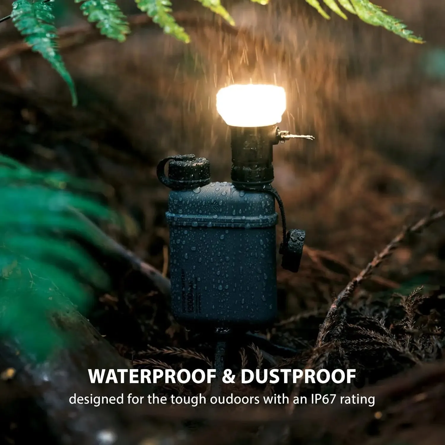 NESTOUT Rugged Power Bank - Waterproof IP67, Shockproof Design