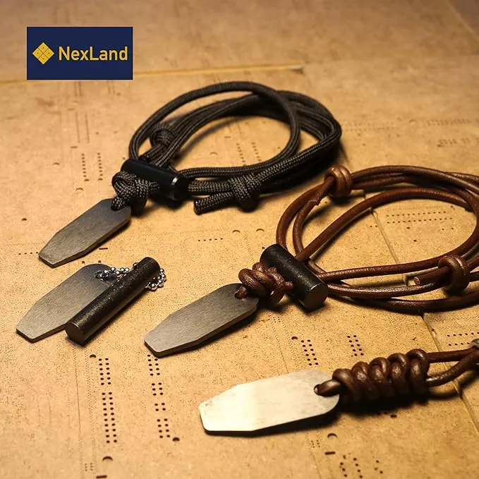 NexLand CS4015 Ceramic Ferro Rod Striker Balanced Size
