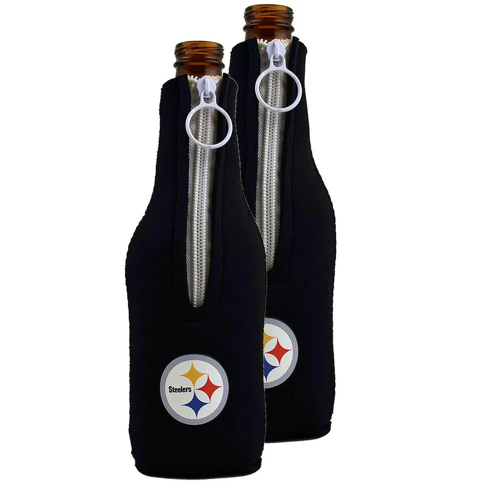 NFL Pittsburgh Steelers Neoprene Bottle Sleeve (Set of 2)