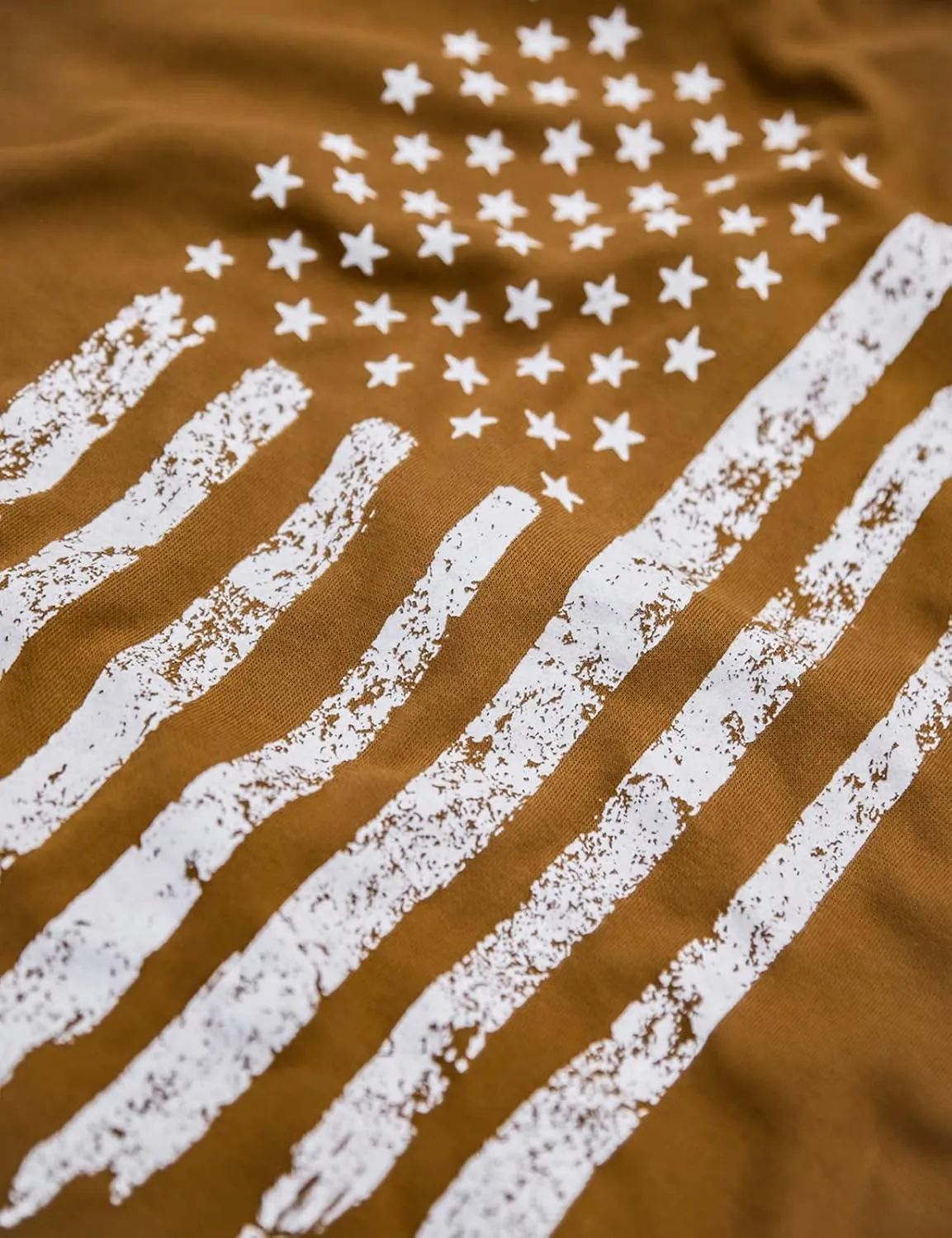 Ohoo Men's Slim Fit American Flag Hoodie Lightweight with Kangaroo Pocket