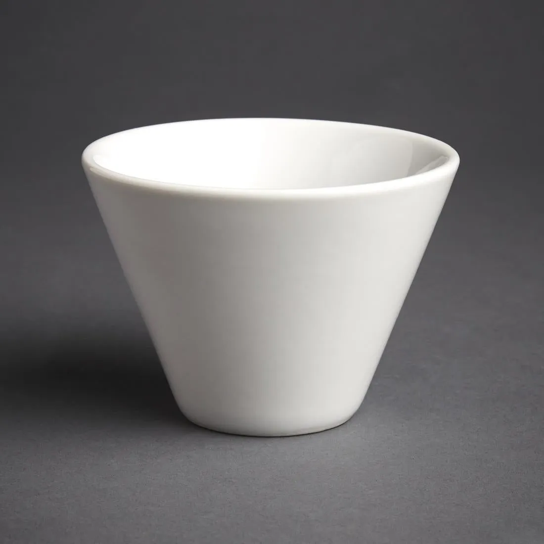 Olympia Whiteware Conical Ramekin White 110mm (6 pack)