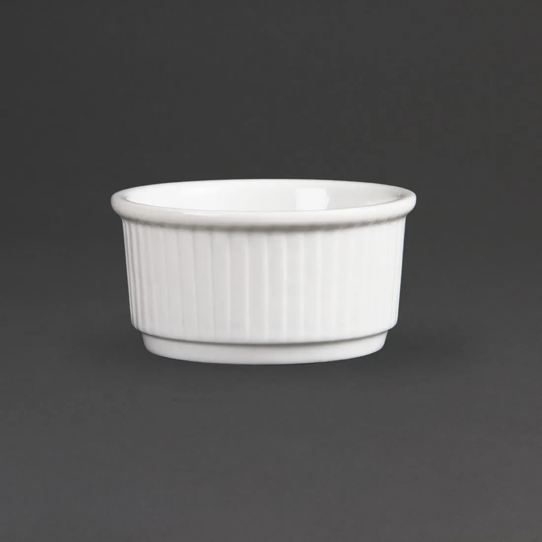 Olympia Whiteware Stacking Ramekins 85mm (12 pack)