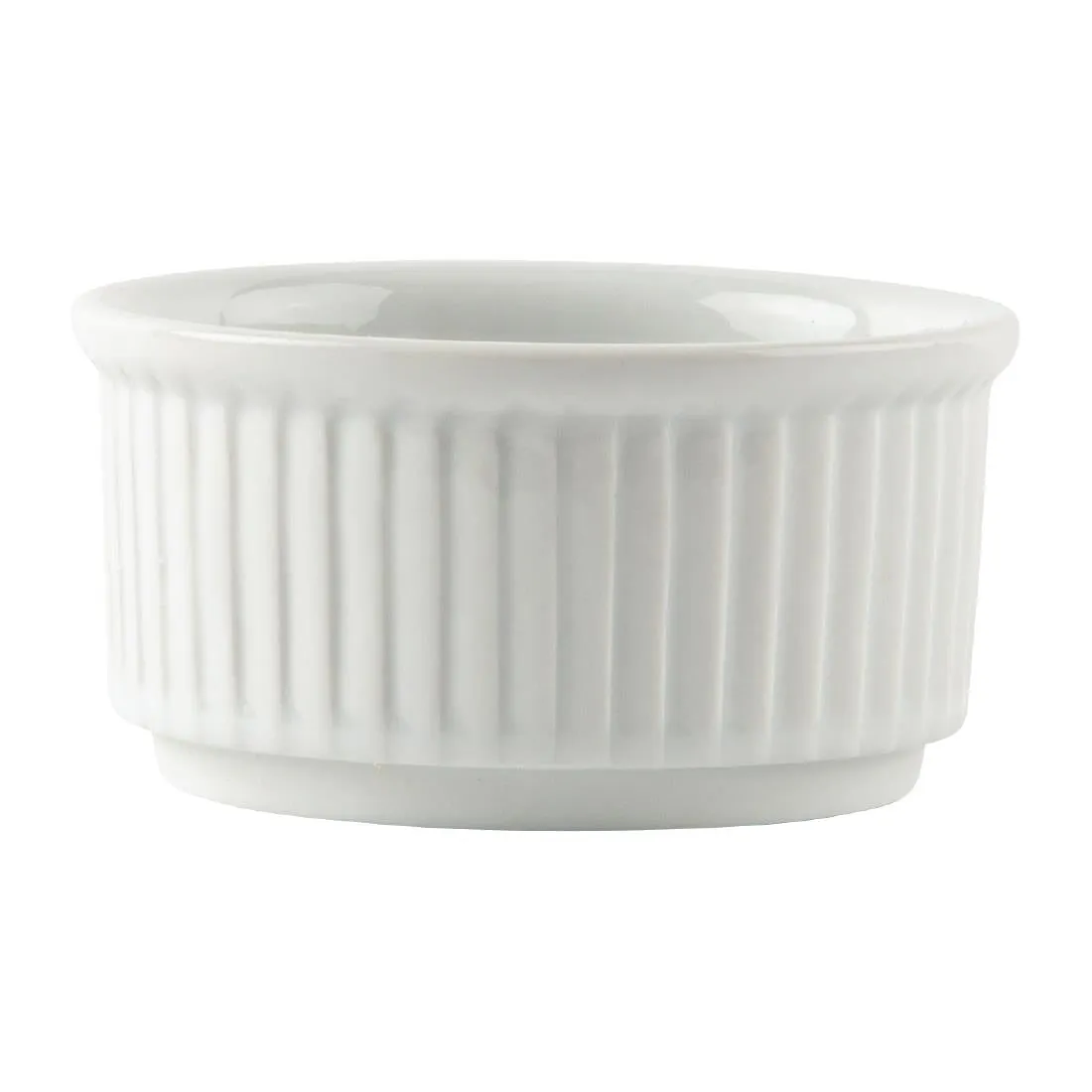 Olympia Whiteware Stacking Ramekins 85mm (12 pack)