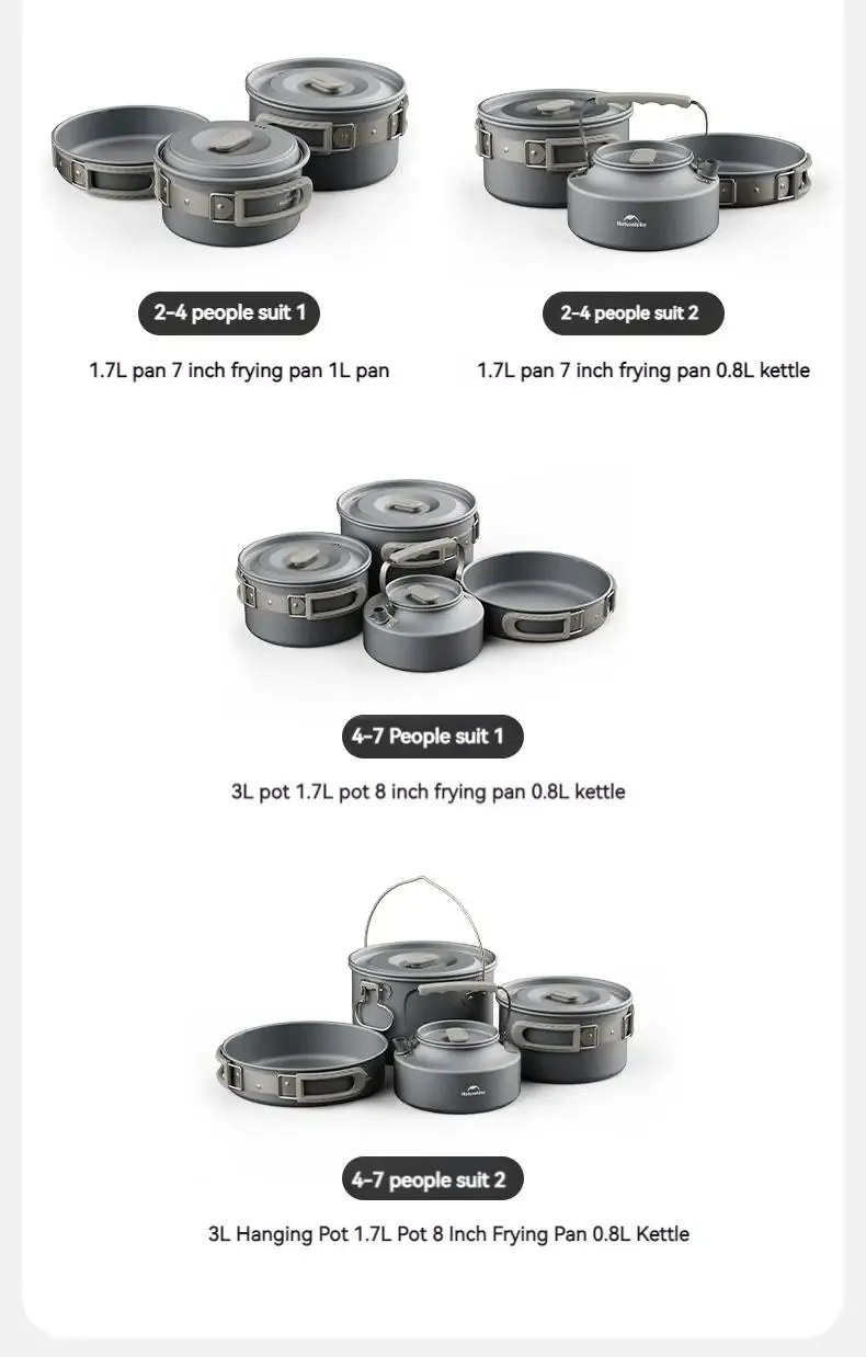 Outdoor Camping Cookware Set